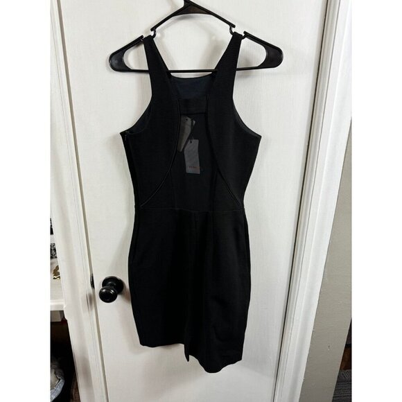 REISS Angelica sheer back dress bodycon cocktail LBD dress - Picture 4 of 11